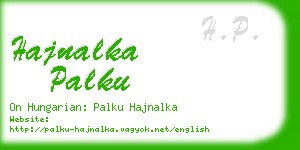 hajnalka palku business card